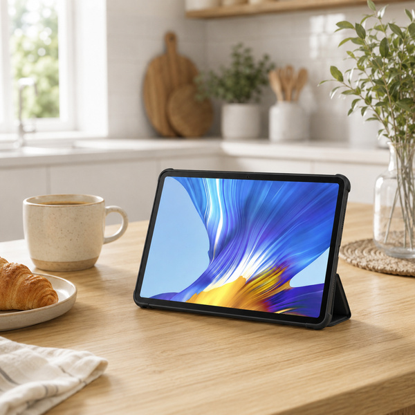 Etui Smart do Huawei MediaPad M5 Lite 10 z klapką i podstawką - czarne