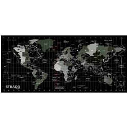 Duża podkładka pod myszkę laptop Gamingowa mata na biurko 90x40 XXL, czarny