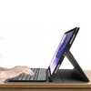 Etui z klawiaturą do Samsung Galaxy Tab S7 / S7 Plus, czarne - ochronne z podstawką