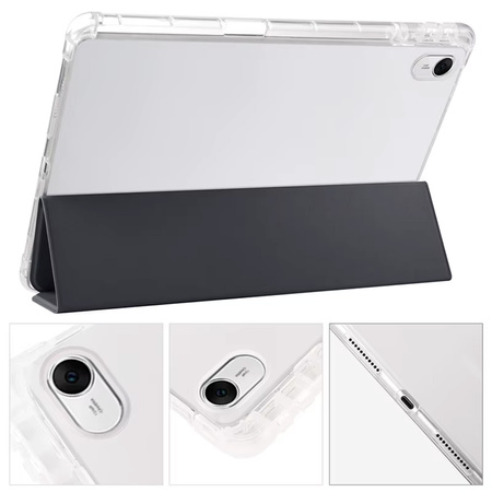 Etui CLEAR PENCIL do Huawei MatePad SE 11 2024 AGS6-W00 podstawka na rysik, czarne