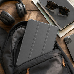 Etui Smart do Lenovo Tab One 8.7 2025 TB305FU TB305XU, ochronne z podstawką - szare