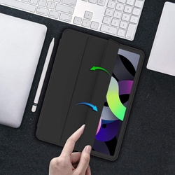 Etui Smart Pencil do iPad Air 11 M4 M3 M2, 2026/ 25/ 24, gen. 8/ 7/ 6, czarne - ochronne z podstawką