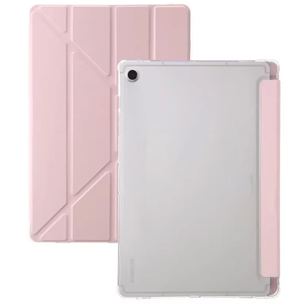 Etui Clear Trifold do Samsung Galaxy Tab S6 Lite 2022 / 24 10.4 - ochronne, różowe