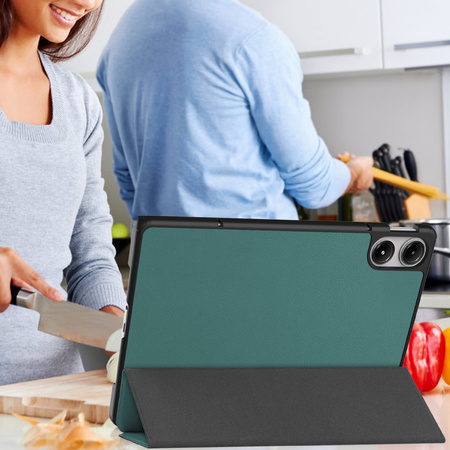 Etui SMART do Xiaomi Redmi Pad PRO 12.1 2024 z klapką podstawka budzenie, zielone