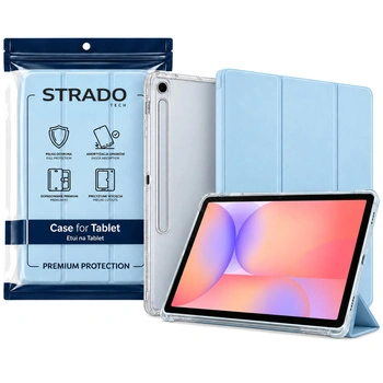 Etui Trifold do Galaxy Tab S10 Lite 10.9/ S10 FE/ S9 FE/ S9/ S8 z miejscem na rysik - niebieskie