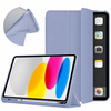 Etui Smart do iPad 10.9 2022 Gen. 10 / iPad 11 2025 A16 Gen. 11 z klapką, fioletowe - ochronne z podstawką