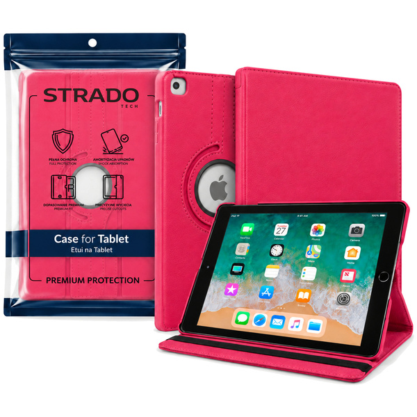 Etui obrotowe do Apple iPad Air/ Air 2 9.7" 2017/2018 gen 5/6 - różowe