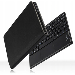 Etui z klawiaturą do Xiaomi Pad 7 / Pad 7 Pro 11.2 na rysik / Xiaomi Pad 7 Pro, czarne - ochronne z podstawką