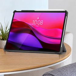 Etui Smart do Lenovo Yoga Tab Plus 12.7 2025 z klapką i podstawką - szare