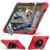Etui Shockproof do Samsung Galaxy Tab A9 Plus 11 2023 X210 X215 X216, czerwone - ochronne z podstawką