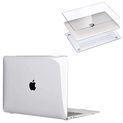Etui Shell obudowa do Apple MacBook Air 13 13.6 M3 2024 / M4 2025, przezroczyste - ochronne