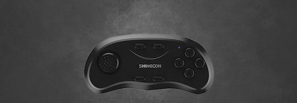 Zestaw Okulary 3D VR Shinecon G07E + Gamepad - do smartfona na filmy, gry i VR