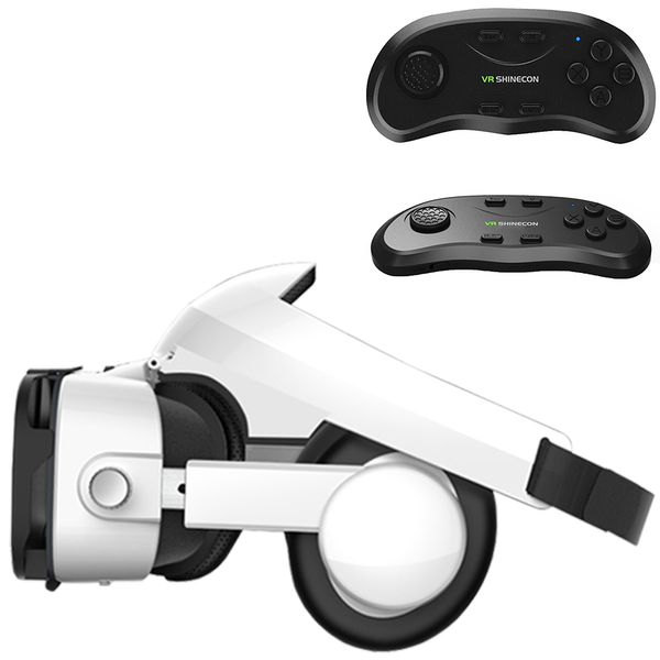 Zestaw Okulary gogle FiiT VR 3F Gogle 3D + Słuchawki + Gamepad - do smartfona
