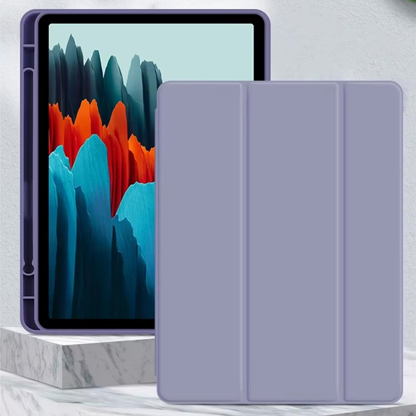 Etui Smart z uchwytem na rysik do Samsung Galaxy Tab S9 / S9 S10, fioletowe - ochronne z podstawką