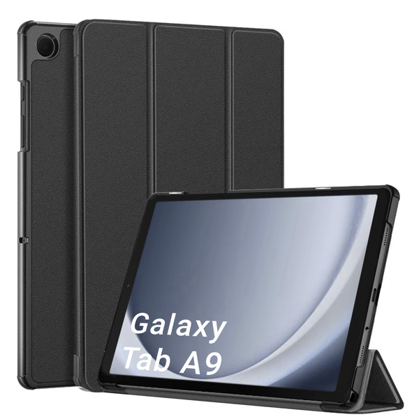 Etui Smart do Samsung Galaxy Tab A9 8.7 X110 / X115, czarne - ochronne z podstawką