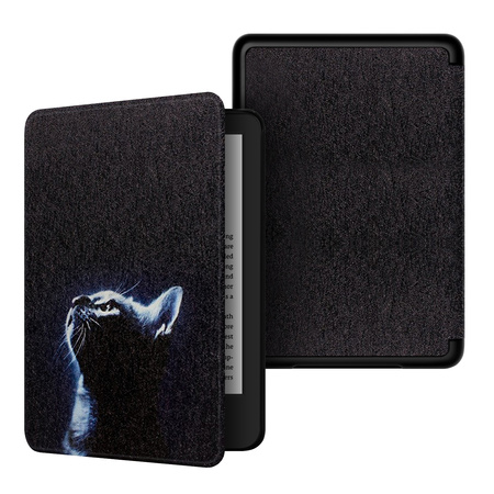 Etui graficzne Kindle Paperwhite 6/ Colorsoft/ Signature Edition- Moon Cat