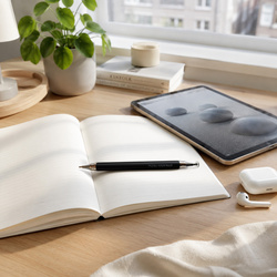 Precyzyjny rysik 2w1 z długopisem stylus pen do tabletu telefonu, czarny