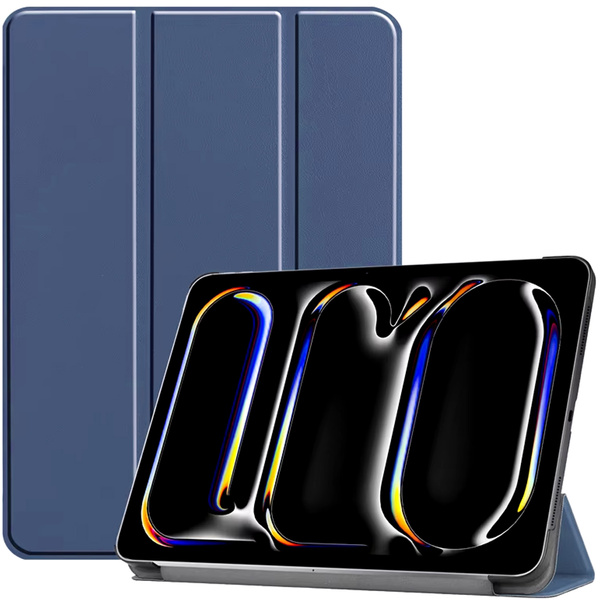 Etui Smart Case obudowa do iPad Pro 11 Gen 5 A2836 A2837 A3006 / Gen. 5 A2836, granatowe - ochronne