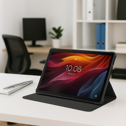 Etui Smart z klapką do Lenovo Tab K11 Plus 11.45 / Lenovo K11 Plus, czarne - ochronne z podstawką