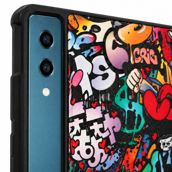 Etui graficzne do Lenovo Yoga Tab Plus 12.7 2025 TB520FU ZAEG0022PL z klapką i podstawką