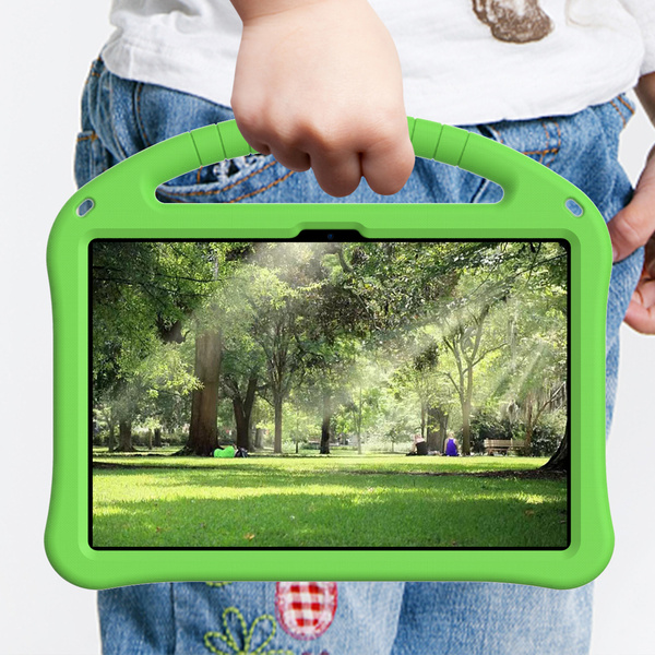 Etui FunColor do Lenovo Idea Tab 11, zielone - ochronne z podstawką