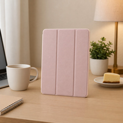 Etui Smart z uchwytem na rysik do Samsung Galaxy Tab S9 / S9 S10, różowe - ochronne z podstawką