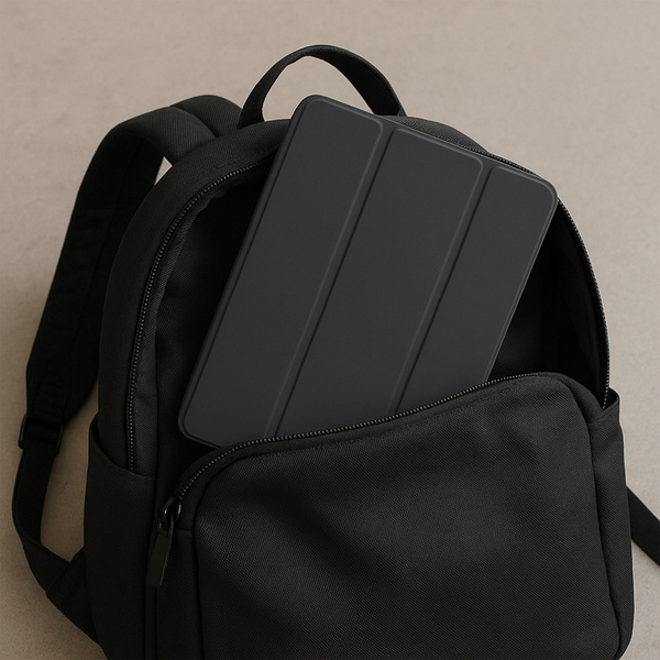 Etui Smart z magnetyczną z klapką do Xiaomi Redmi Pad SE 8.7 2024, czarne - ochronne z podstawką