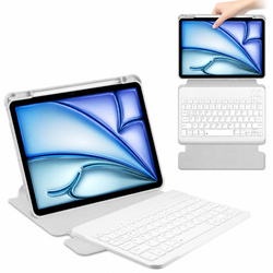 Etui z klawiaturą 360 do iPad Air 11 M4/ M3/ M2 2026/ 25/ 24 ochronne szare