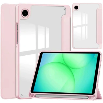 Etui Clear Pencil do Galaxy Tab A11+ 10.9 2025 X230/ X235/ X236 A9+ SM-X215/ X216, różowe