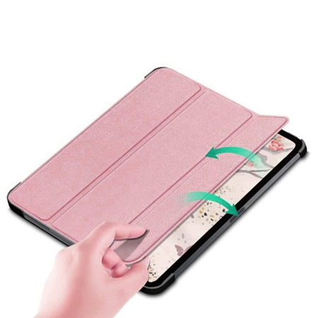 Etui Smart Case obudowa do iPad Air 13 Gen 6 2024 A2903 A2904 / Gen. 6 A2898, różowe złoto - ochronne