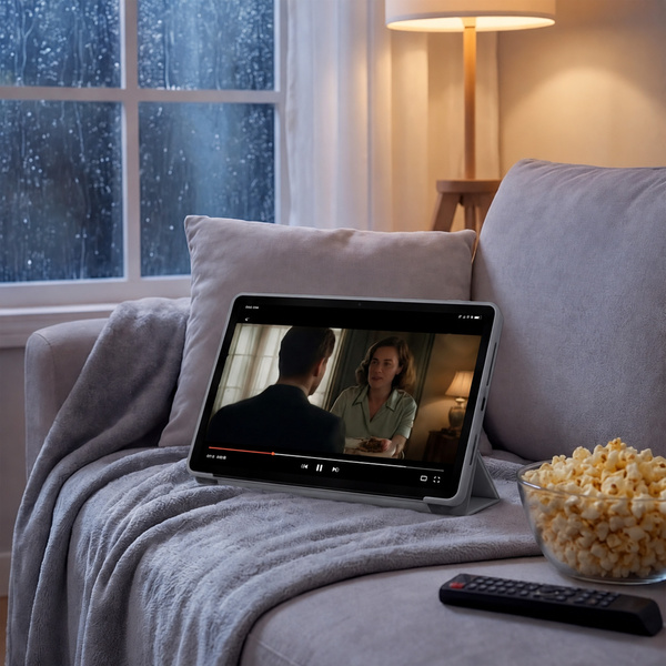 Etui do Redmi Pad 2 Pro 12.1 2025 z klapką i podstawką - szare