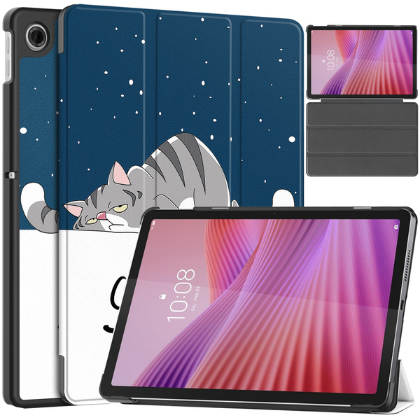 Etui Graficzne do Lenovo Tab 10.1 2025 z klapką - ochronne z podstawką