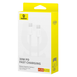 Kabel do telefonu i tabletu Baseus Superior Series ll USB-C 30W 1m