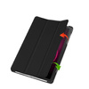 Etui Smart Case do T-Mobile T Tablet 5G 10.36, czarne - ochronne z podstawką, dostęp do portów i przycisków