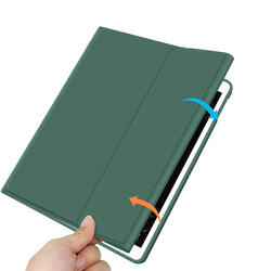Etui z klawiaturą touch do Lenovo Tab 10.1 2025, zielone - ochronne z podstawką