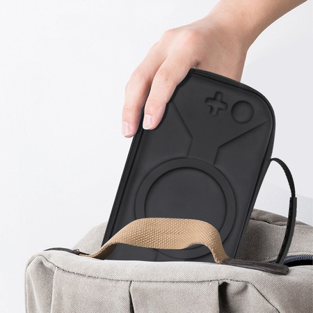 Torba etui do Nintendo Switch 2 2025 na karty kabel uchwyt wstrząsoodporna, czarna