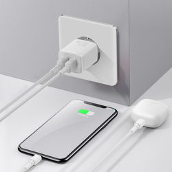 Baseus Compact ładowarka sieciowa 2x USB 10.5W