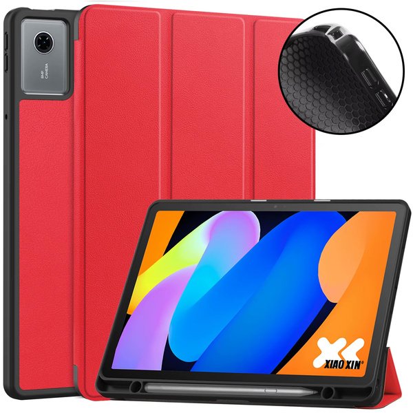 Etui z uchwytem na rysik do Lenovo Idea Tab 11 TB336FU TB336ZU ZAFR0378PL, czerwone