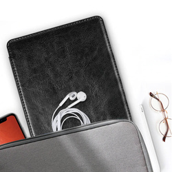 Etui z uchwytem paskiem rękę do Kindle Paperwhite 5 i / Paperwhite 5, czarne - ochronne z podstawką