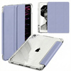 Etui Crystal do Apple iPad 10.9 10 2022 / iPad 11 A16 2025 Gen 10 11, fioletowe - ochronne z podstawką