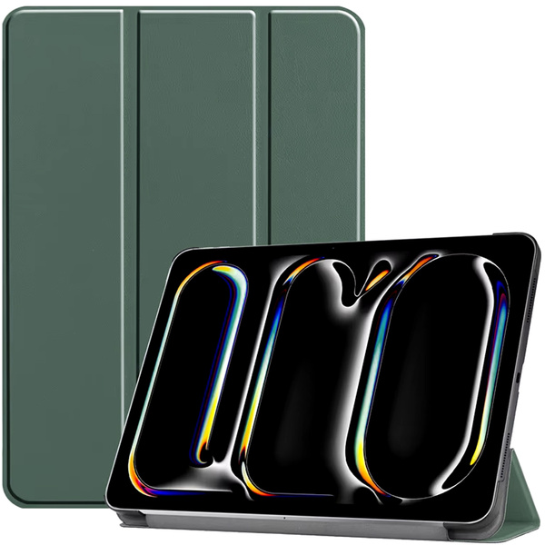 Etui Smart Case obudowa do iPad Pro 11 Gen 5 A2836 A2837 A3006 / Gen. 5 A2836, zielone - ochronne