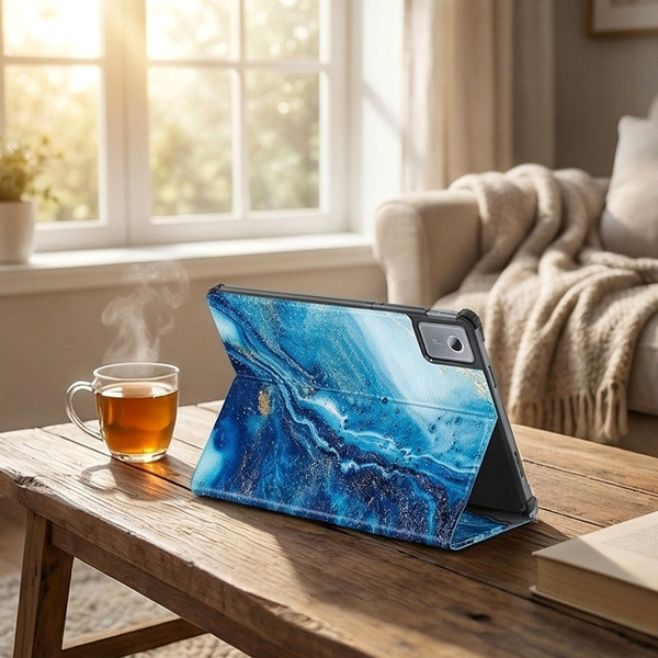 Etui do Lenovo Idea Tab Plus 12.1 2025 - ochronne z podstawką, dostęp do portów i przycisków
