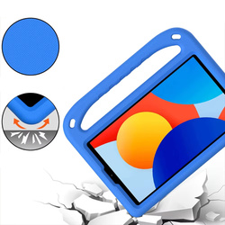 Etui FunColor do Redmi Pad SE 8.7 2024, niebieskie - ochronne z podstawką, dostęp do portów i przycisków