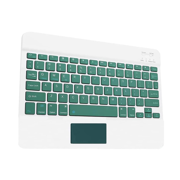 Etui z klawiaturą do Xiaomi Pad 7 / Pad 7 Pro 11.2 na rysik / Xiaomi Pad 7 Pro, zielone - ochronne z podstawką