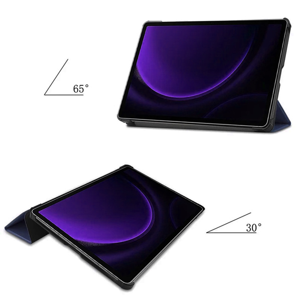 Etui Smart do Samsung Galaxy Tab S9 / S10 FE 10.9 SM / Galaxy Tab S9 FE 10.9 2023 / S10 FE 2025, granatowe - ochronne