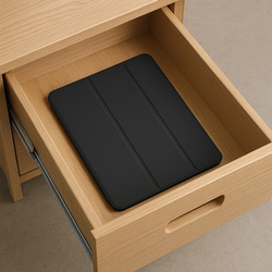 Etui Smart do Lenovo Tab One 8.7 2025 TB305FU TB305XU, ochronne z podstawką - czarne