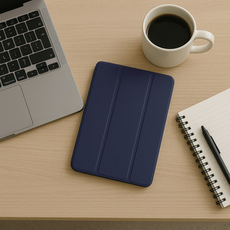 Etui pokrowiec Smart z magnetyczną klapką do Xiaomi Redmi Pad SE 8.7" 2024, granatowe