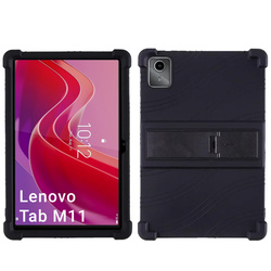 Etui Armor do Lenovo Tab M11 10.95 331FC / Tab M11, czarne - ochronne z podstawką, dostęp do portów i przycisków