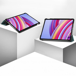 Etui Smart do Xiaomi Redmi Pad Pro 12.1 2024 z klapką / Redmi Pad Pro 12.1 2024, zielone - ochronne z podstawką