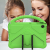 Etui FunColor do Lenovo Tab 10.1 2025, zielone - ochronne z podstawką, dostęp do portów i przycisków